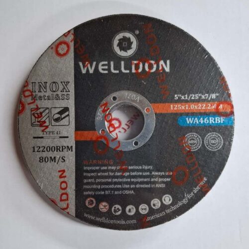 Steel cutting wheel