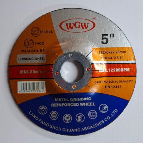 Steel grinding wheel